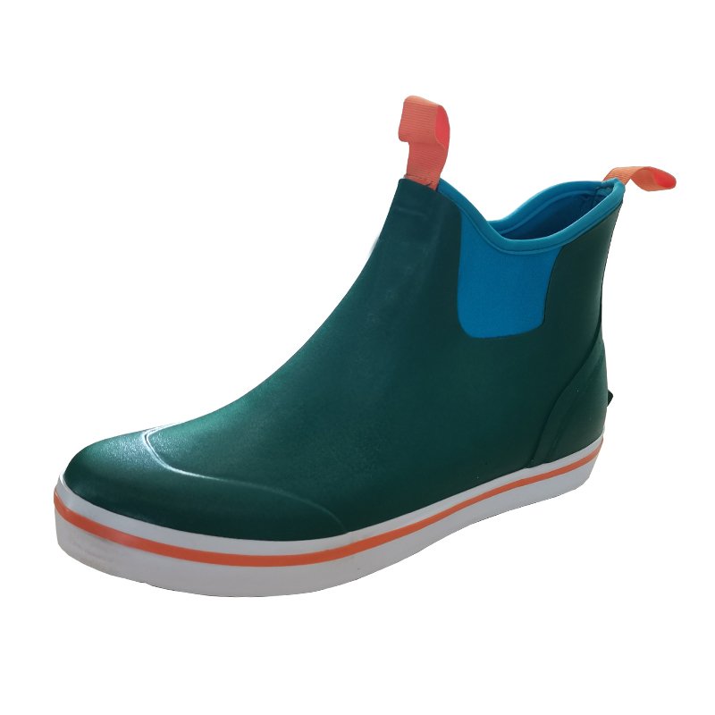 Factory customized hot-selling Rubber Deck Boots Ankle Fishing Rubber Neoprene Boots