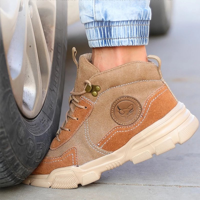 2020 Work Shoes Electric Welding Safety Shoes Men Steel Toe Shoes Puncture-Proof Boots Women Construction Work Boots