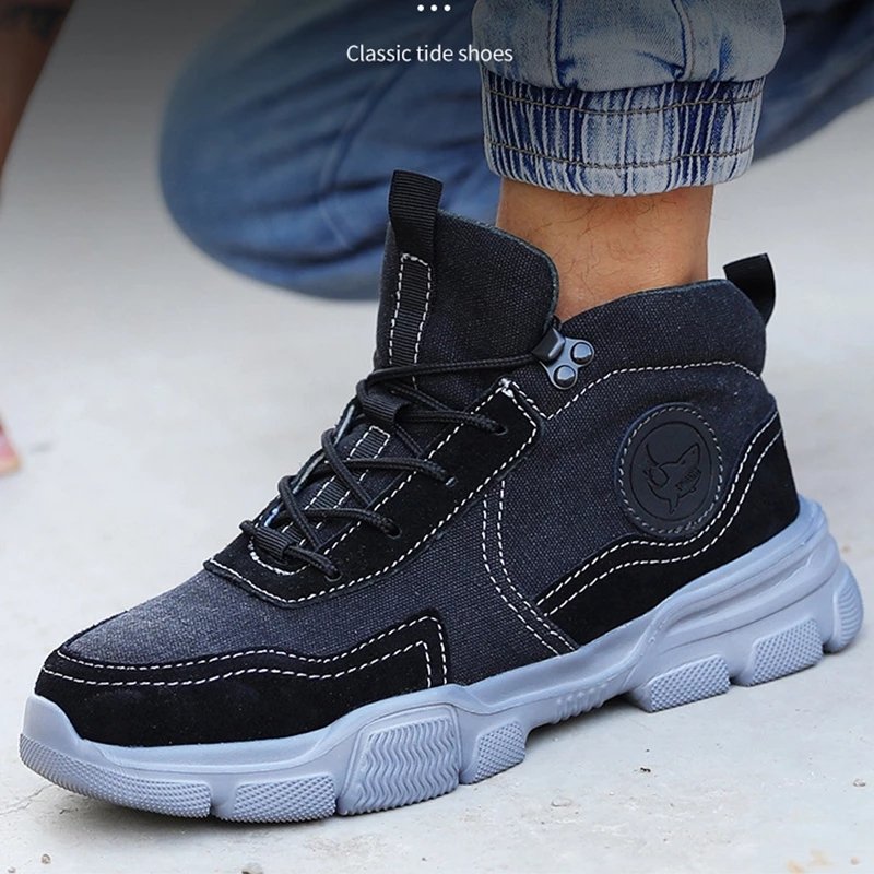 2020 Work Shoes Electric Welding Safety Shoes Men Steel Toe Shoes Puncture-Proof Boots Women Construction Work Boots