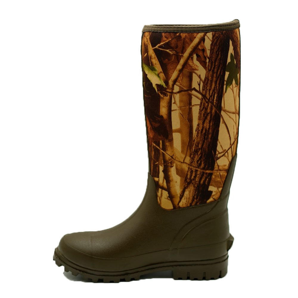 Mens Garden Rubber Wellies Neoprene Rubber Hunting Boots