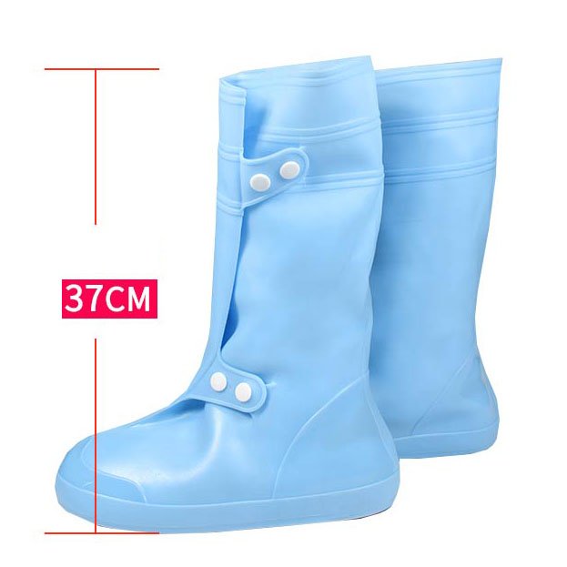 wholesale knee high black outdoor waterproof bicycle plastic silicon protective nonslip rain boots shoes covers