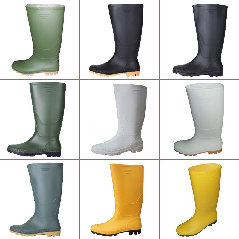 Non-slip Waterproof Fishing Lightweight PVC Rain Boots Men for Adults Outdoor Work