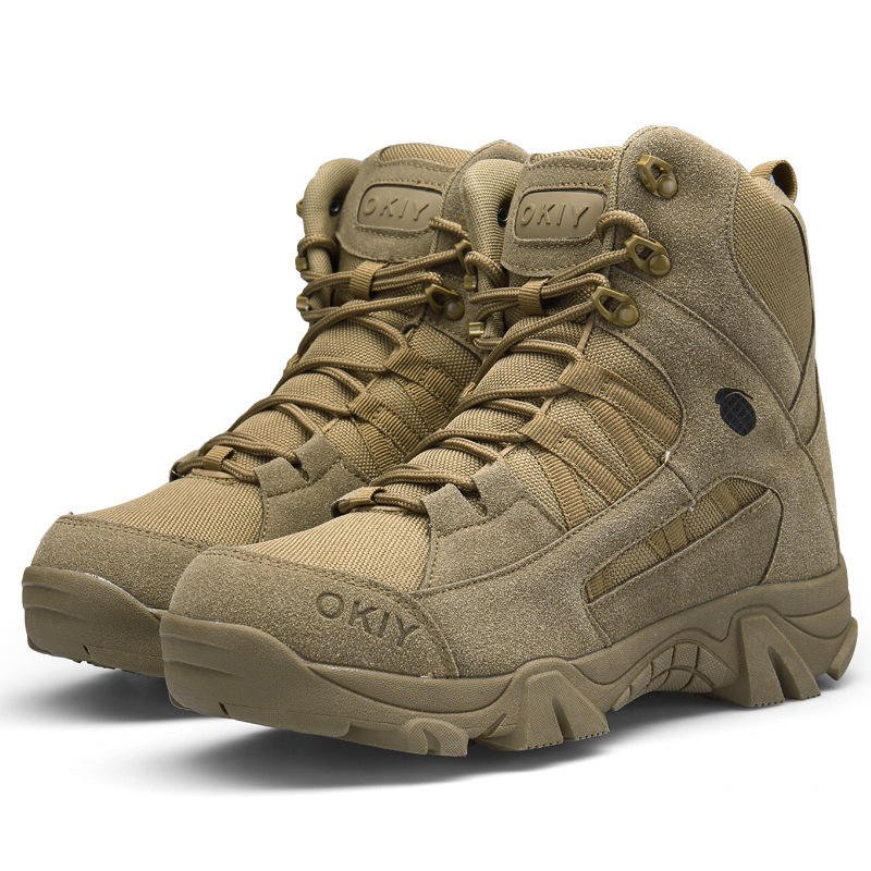 Men's round Toe Steel Toe Safety Shoes Waterproof Leather Safety Boots for Spring and Autumn Outdoor Use Unisex