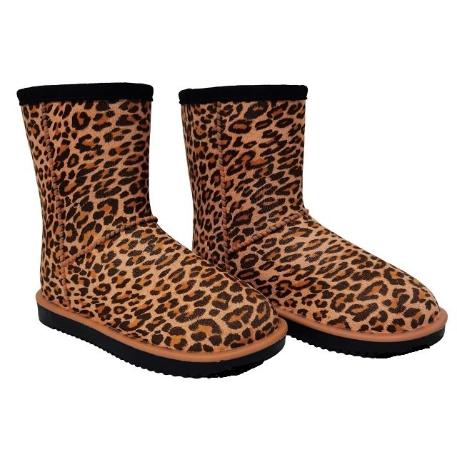 PVC TPE outsole fake fur lining 100% waterproof snow boots winter boots for kids and women