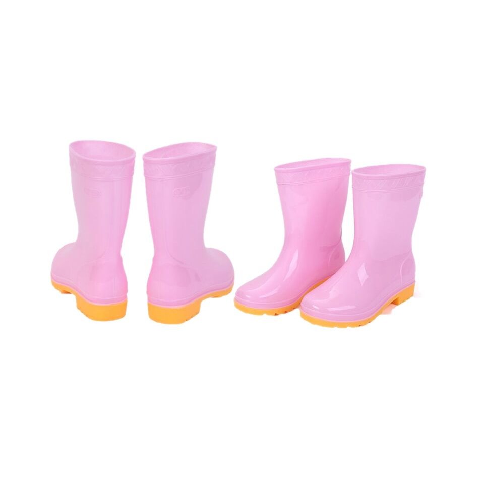 Hot Sales Cheap White Pvc Work Winter Children's Camouflage Heel Rain Boot