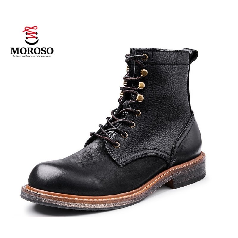 Popular Comfortable Personality Lace Up Casual Boots Men Martin Boots