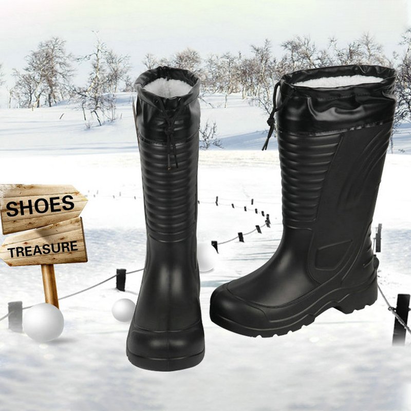 Light Weight Keep Warm Winter Gum Boot Waterproof Durable Knee High EVA Rain Boots for Ladies