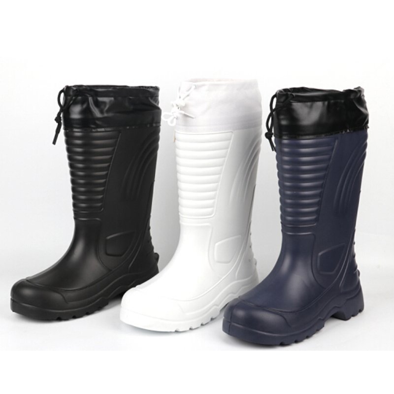Light Weight Keep Warm Winter Gum Boot Waterproof Durable Knee High EVA Rain Boots for Ladies