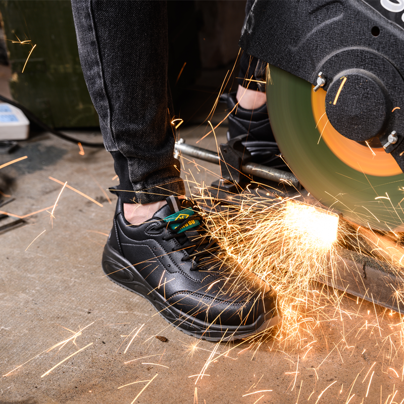 Good price anti slip oil water resistant leather work shoes anti static safety boots puncture safety shoes