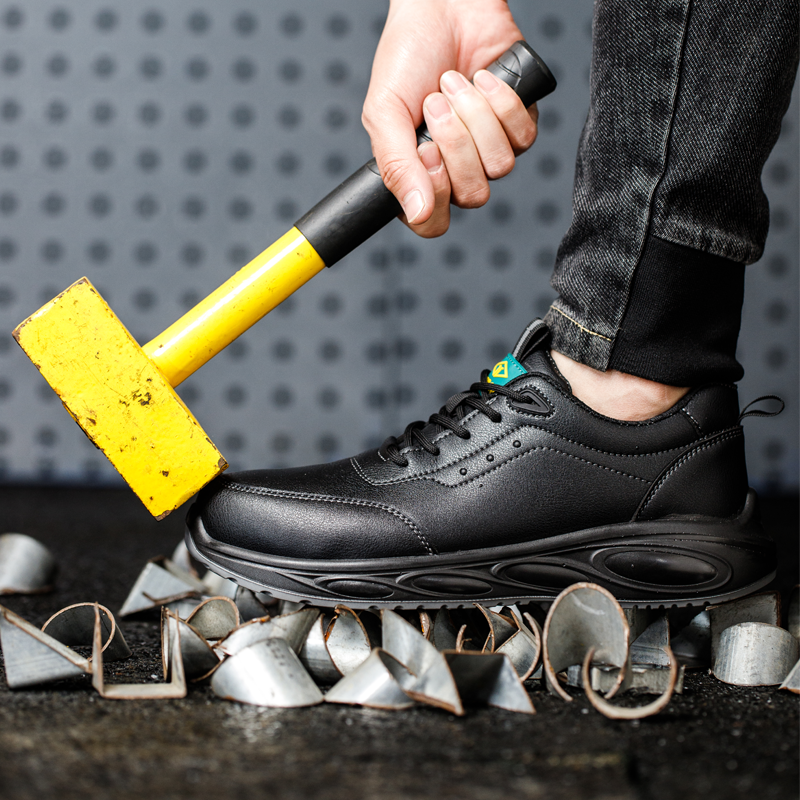 Good price anti slip oil water resistant leather work shoes anti static safety boots puncture safety shoes