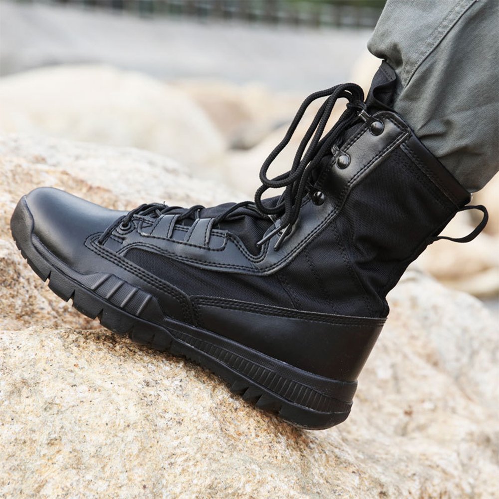 Waterproof Combat Boots Tactical Black Boots