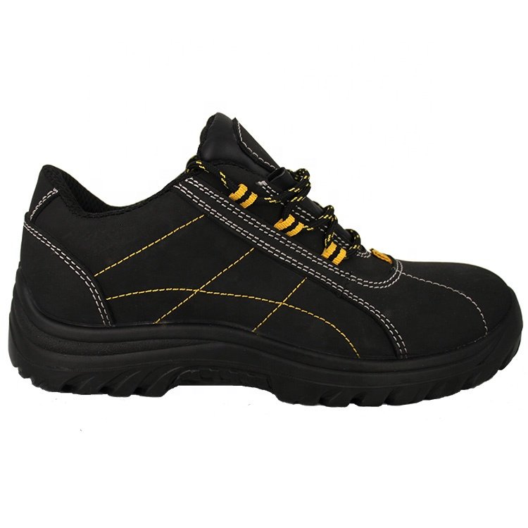 Black Labor Protection Boots Shoes Toe Steel Composite Customized Unisex OEM Customized Men's Leather EVA Cotton Fabric Classy