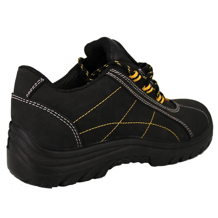Black Labor Protection Boots Shoes Toe Steel Composite Customized Unisex OEM Customized Men's Leather EVA Cotton Fabric Classy