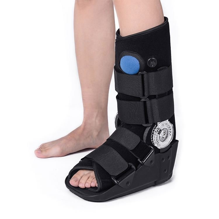 Orthopedic Walker Brace Adjustable ROM Hinged Air Cushion Ankle Standard Walker Boot