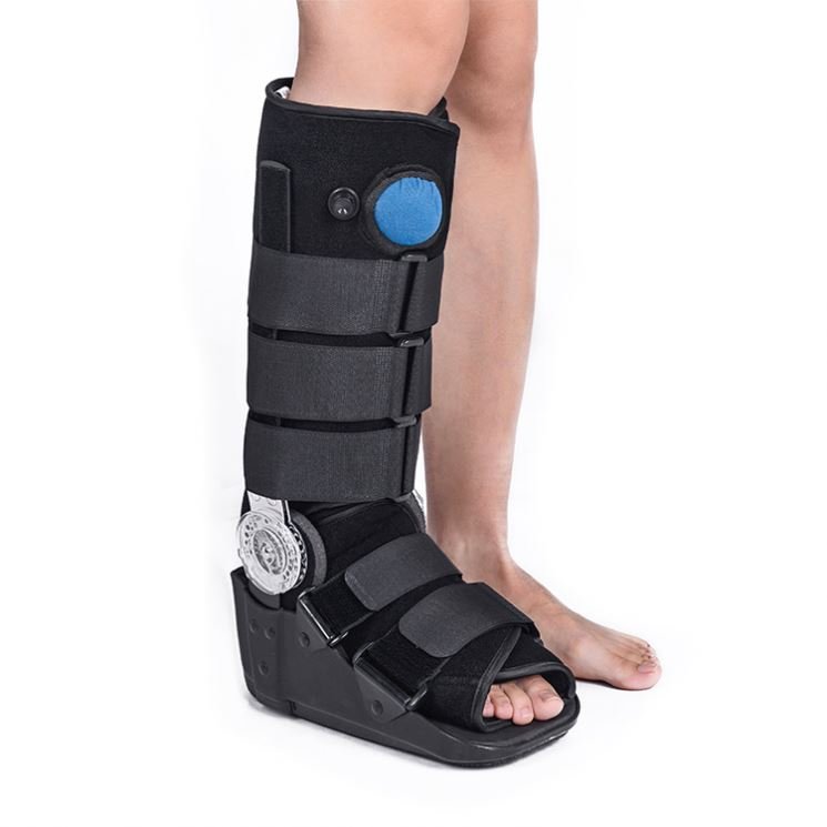 Orthopedic Walker Brace Adjustable ROM Hinged Air Cushion Ankle Standard Walker Boot