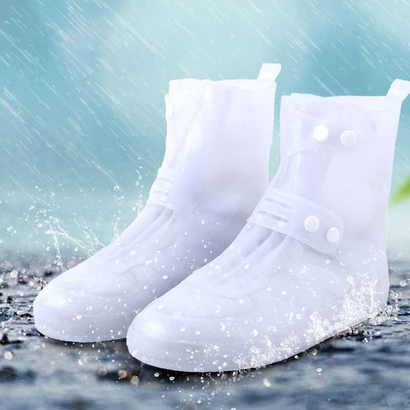 QIAN Rain Boot/ Shoe Cover - White