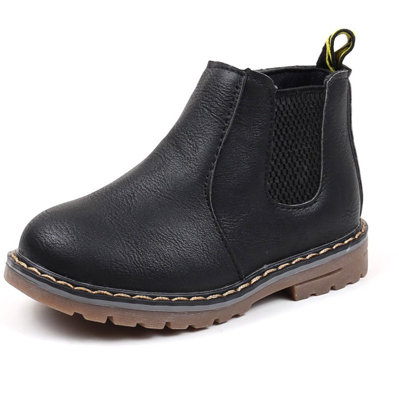 Size 21-36 New Styles Children Kids Boots Wholesale Autumn Winter Leather Shoe Factory