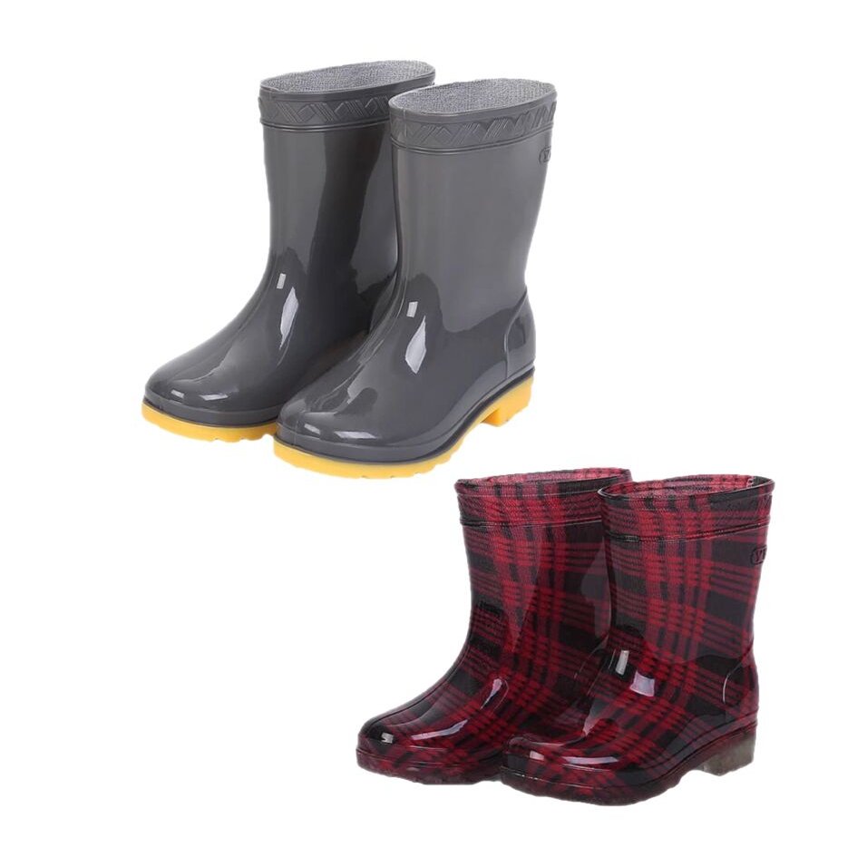 Very Cheap Black Safety Pvc Gum Boot Children Jelly Transparent Rubber Rain Boots