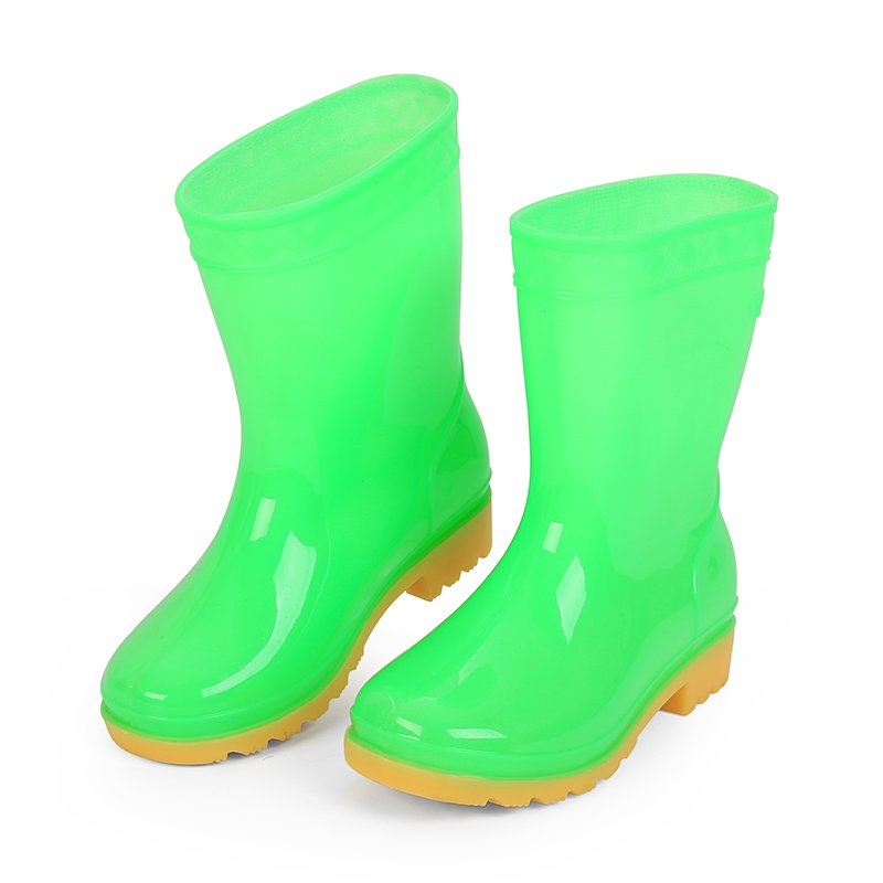 Very Cheap Black Safety Pvc Gum Boot Children Jelly Transparent Rubber Rain Boots
