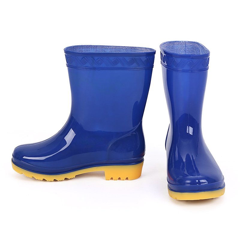 Very Cheap Black Safety Pvc Gum Boot Children Jelly Transparent Rubber Rain Boots