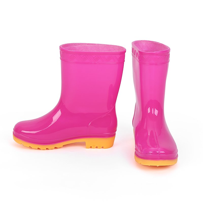 Very Cheap Black Safety Pvc Gum Boot Children Jelly Transparent Rubber Rain Boots