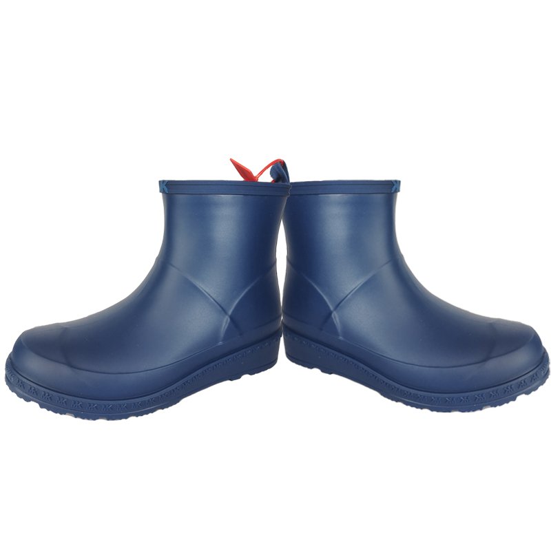 custom color rain boots women waterproof PVC shoes ladies blue plastic boots for rain