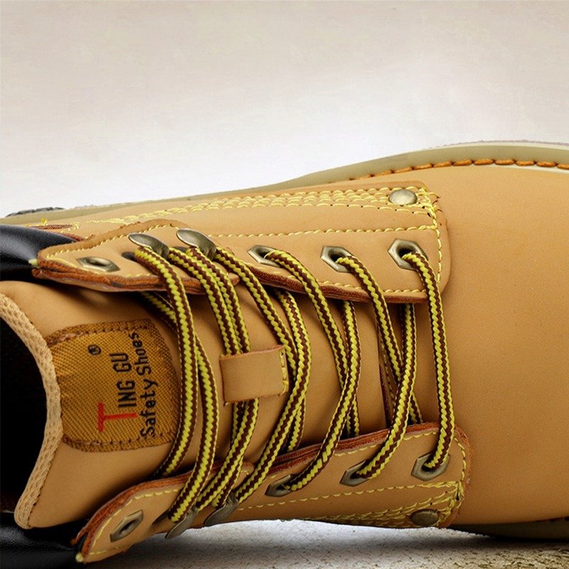 Male Winter Boots For Ankle Boots Steel Toe Work Shoes Men Safety Shoes Non-slip Puncture Proof Boots