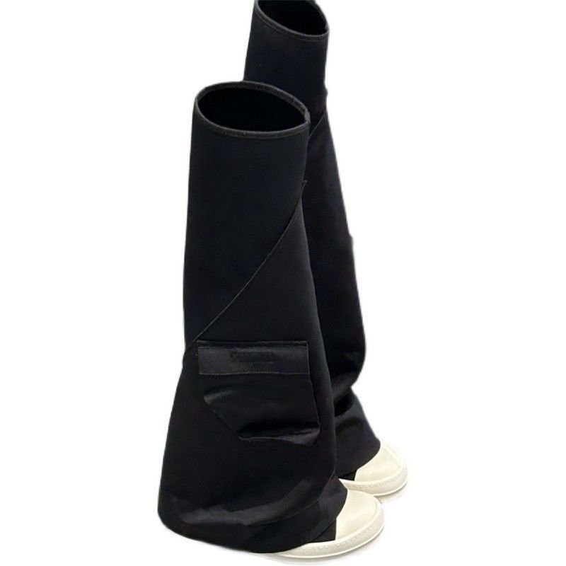 New Style Women Trousers Tube Boots Pocket Over-the knee Boots Feature Versatile Fashion Footwear Boots for Lady