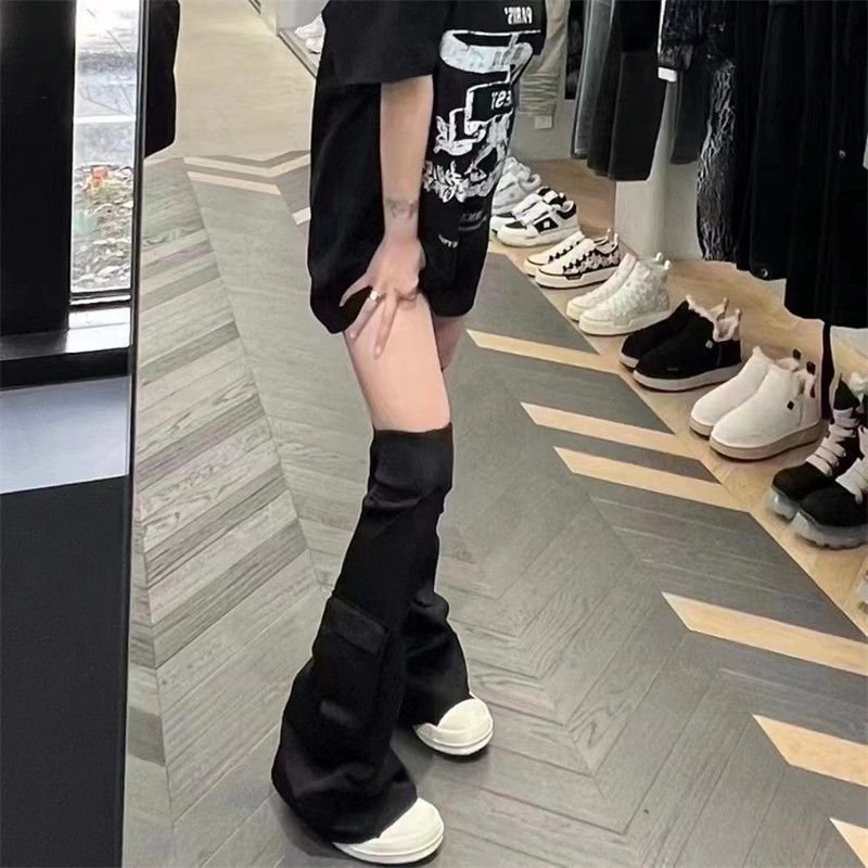 New Style Women Trousers Tube Boots Pocket Over-the knee Boots Feature Versatile Fashion Footwear Boots for Lady