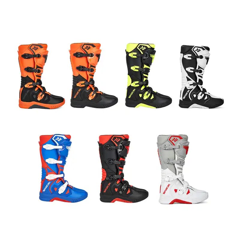 Motorbike Motocross Boot For Men outdoor Off Road protective Dirt Bike riding shoe Waterproof non-slip racing bootsT3