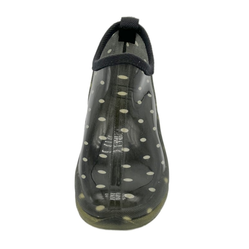 Women Ankle Waterproof PVC Rain Boot Anti-slip Garden Work Boot Firm Upper Rain Shoes Adult Winter Boots for Women Round Mesh