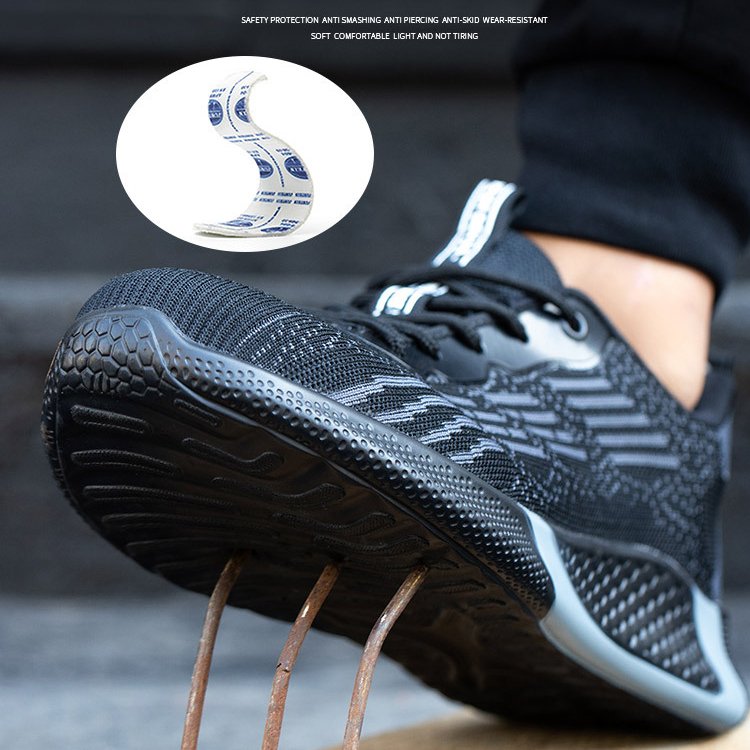 Custom Men Composite Steel Toe Cap Shoes Construction Site Comfortable Safety Boots for Ladies