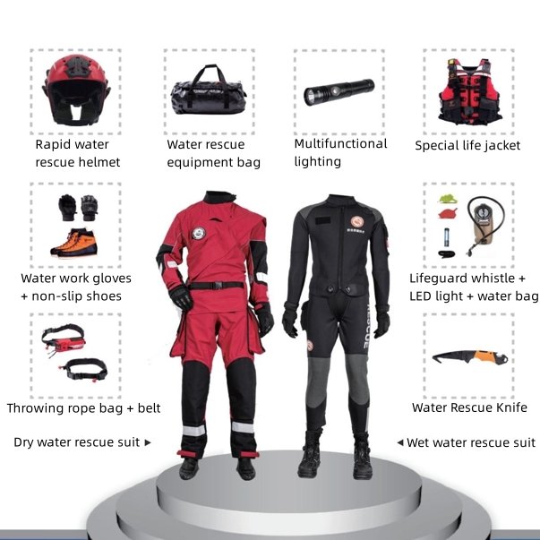 Factory Professional Lightweight Warm Rescue Boots for Water