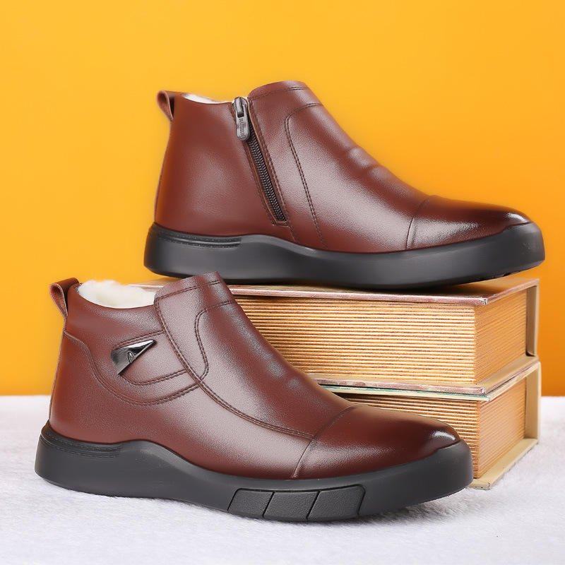 Boots Mens 2022 Best Selling Safety S3 Steel Toe Upper Leather Safety Boots Mens Heavy Duty