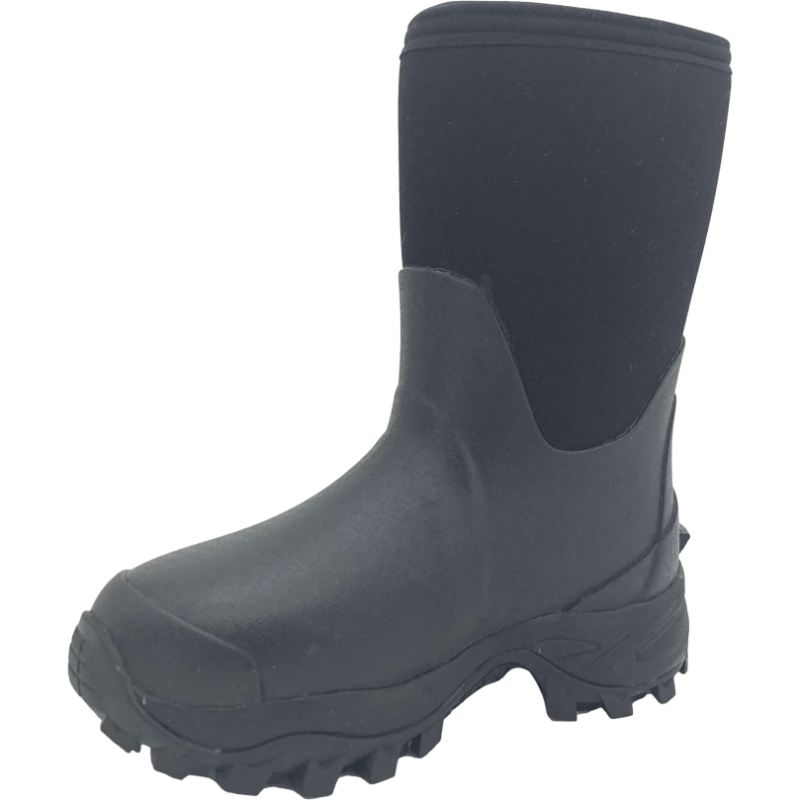 Super Warm Insulate kids Outdoor Neoprene Boots Anti-slip Waterproof Fleece Lining Rubber Wellington