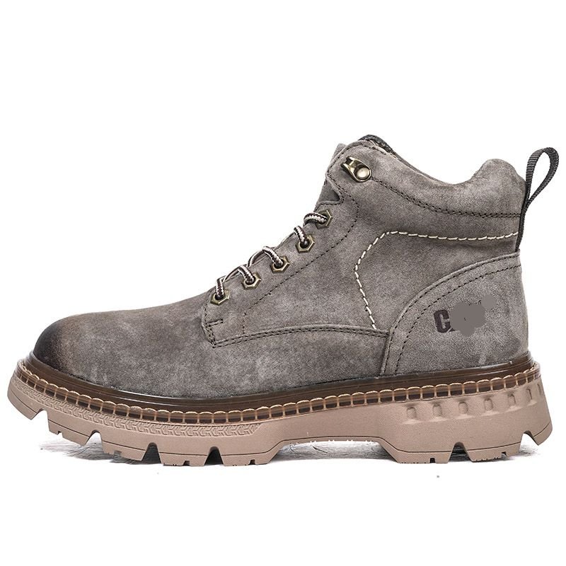 high quality new men's safari boots for men high quality top leather outdoor ankle boot shoes hiker brand pig skin 45# brand