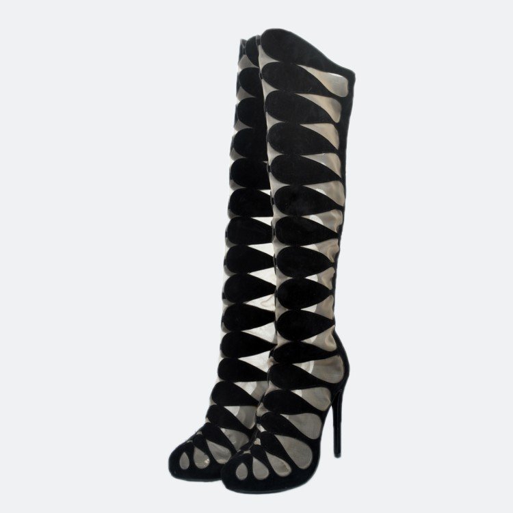 Universe WA168 summer black sandals high heels boots sandals new arrivals for women and ladies 2020