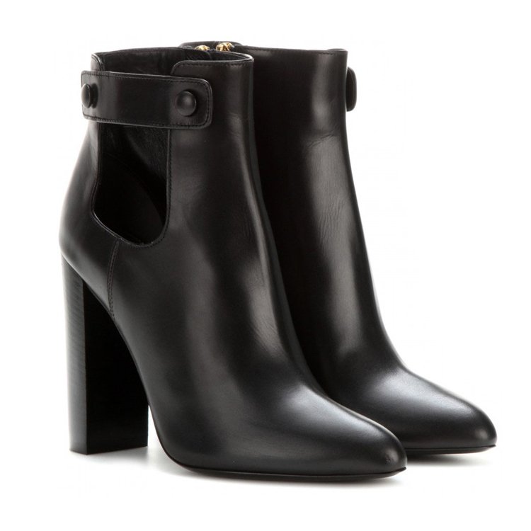 High quality thick high heel leather women ankle boots winter classy chelsea boots for ladies wholesale