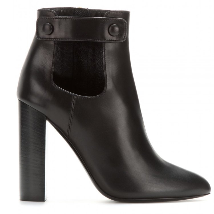 High quality thick high heel leather women ankle boots winter classy chelsea boots for ladies wholesale