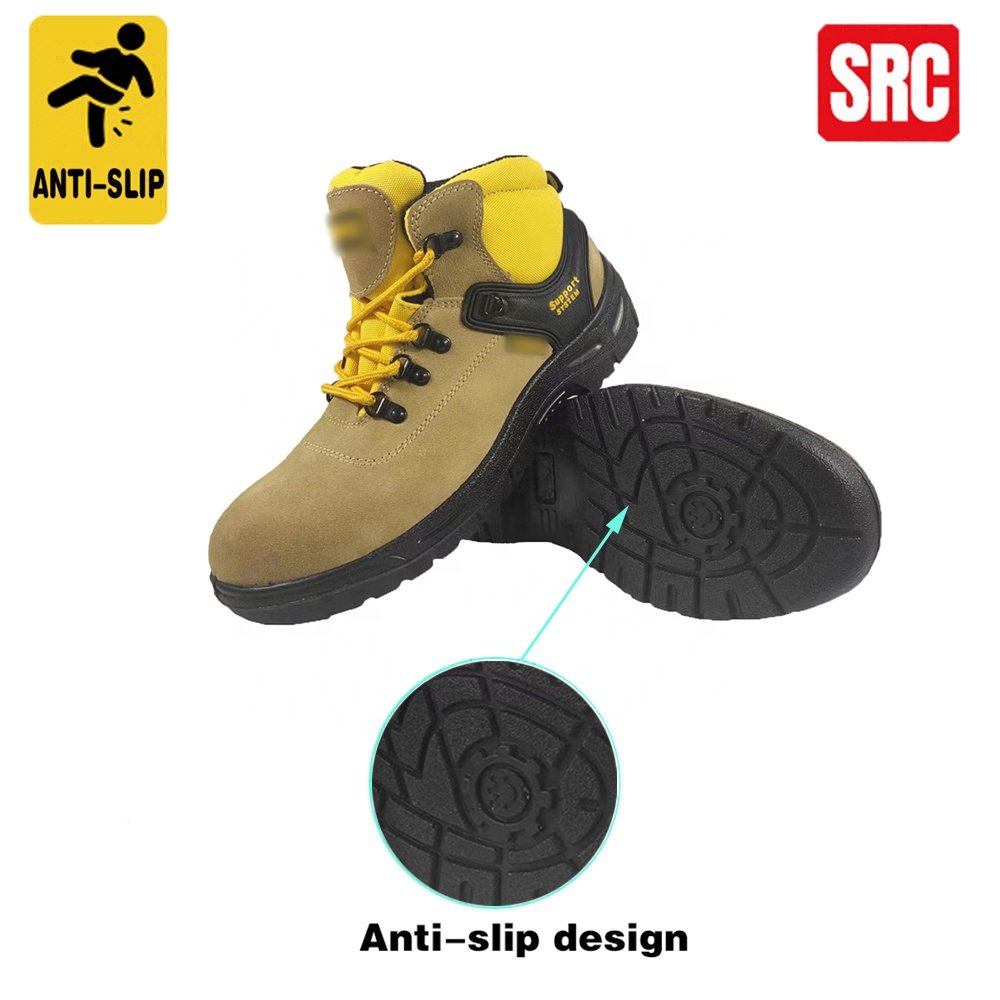 VITOSAFE Wholesale Custom Factory Protective Mid Cut Steel Toe Work Safety Shoes Boots S3 for Men