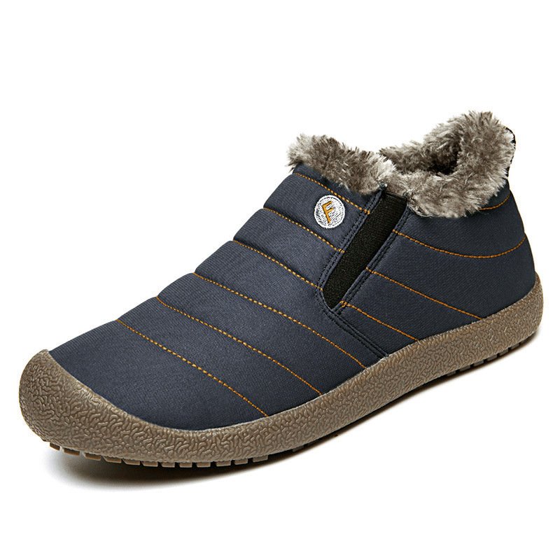 New Men's Cotton Winter Shoes Snow boots With Plush Ankle Boots