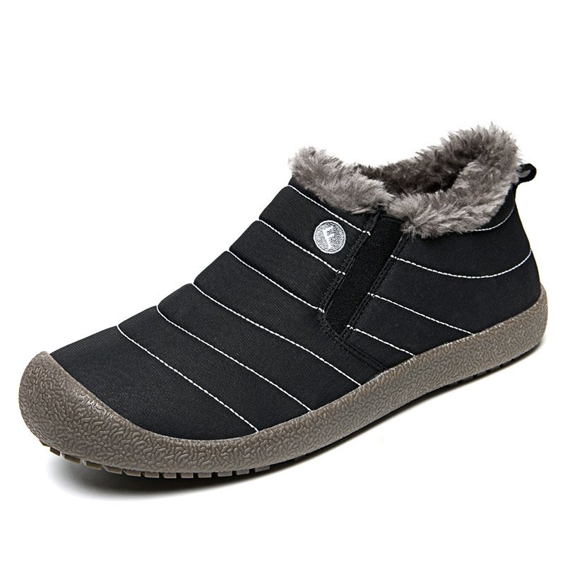 New Men's Cotton Winter Shoes Snow boots With Plush Ankle Boots