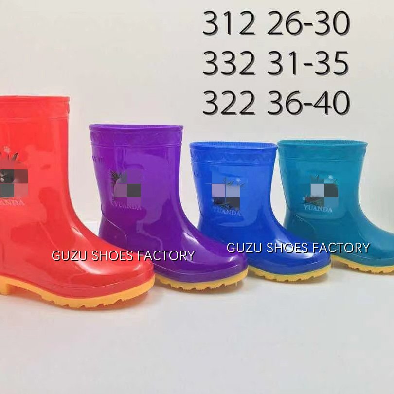 Waterproof Outdoor Outdoor Garden Size 26-40 Garden Casual Girls Kids Gumboots Children Rubber Rain Boots