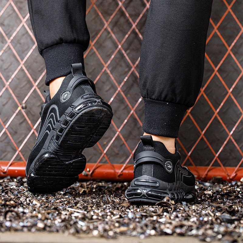 In stock work shoes industrial working boots anti slip puncture proof work construction sneakers breathable labor safety shoes
