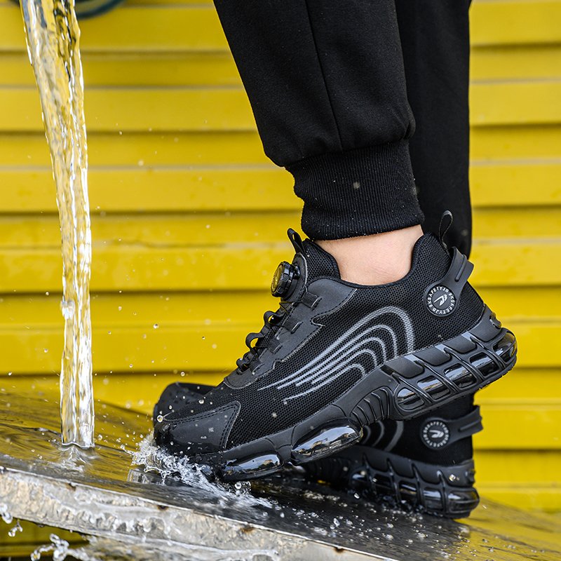 In stock work shoes industrial working boots anti slip puncture proof work construction sneakers breathable labor safety shoes