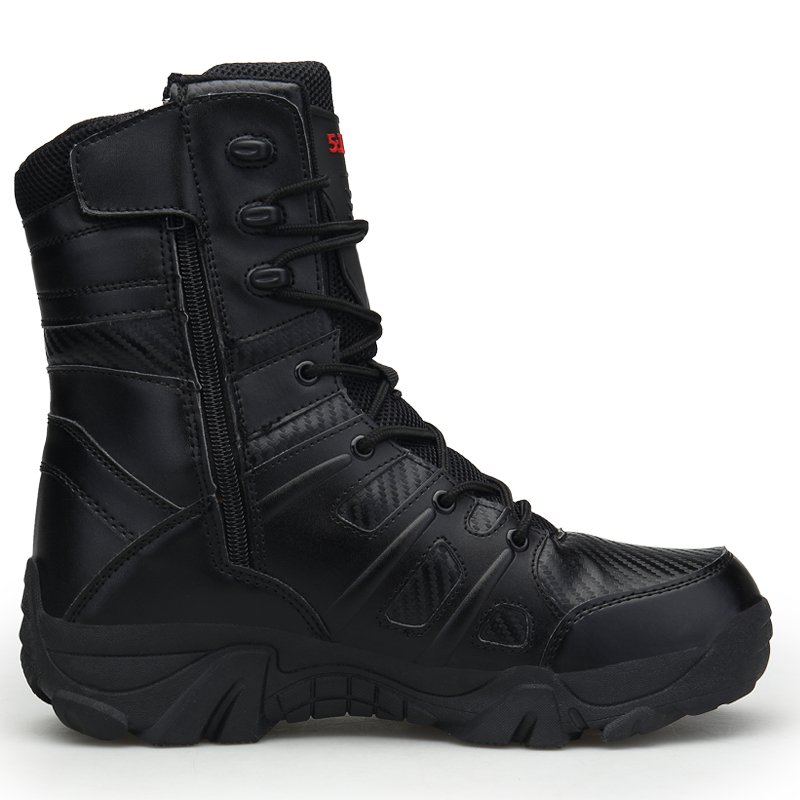 2023 Autumn Winter Middle Cut Ankle Outdoor Field Training Lightweight Hiking Boots Anti-slip Hiking Boots Cleats Shoes