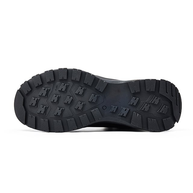 China Factory Wholesale Price Black Leather Ankle Combat Training Shoes Outdoor Full Grain Leather Officer Boots