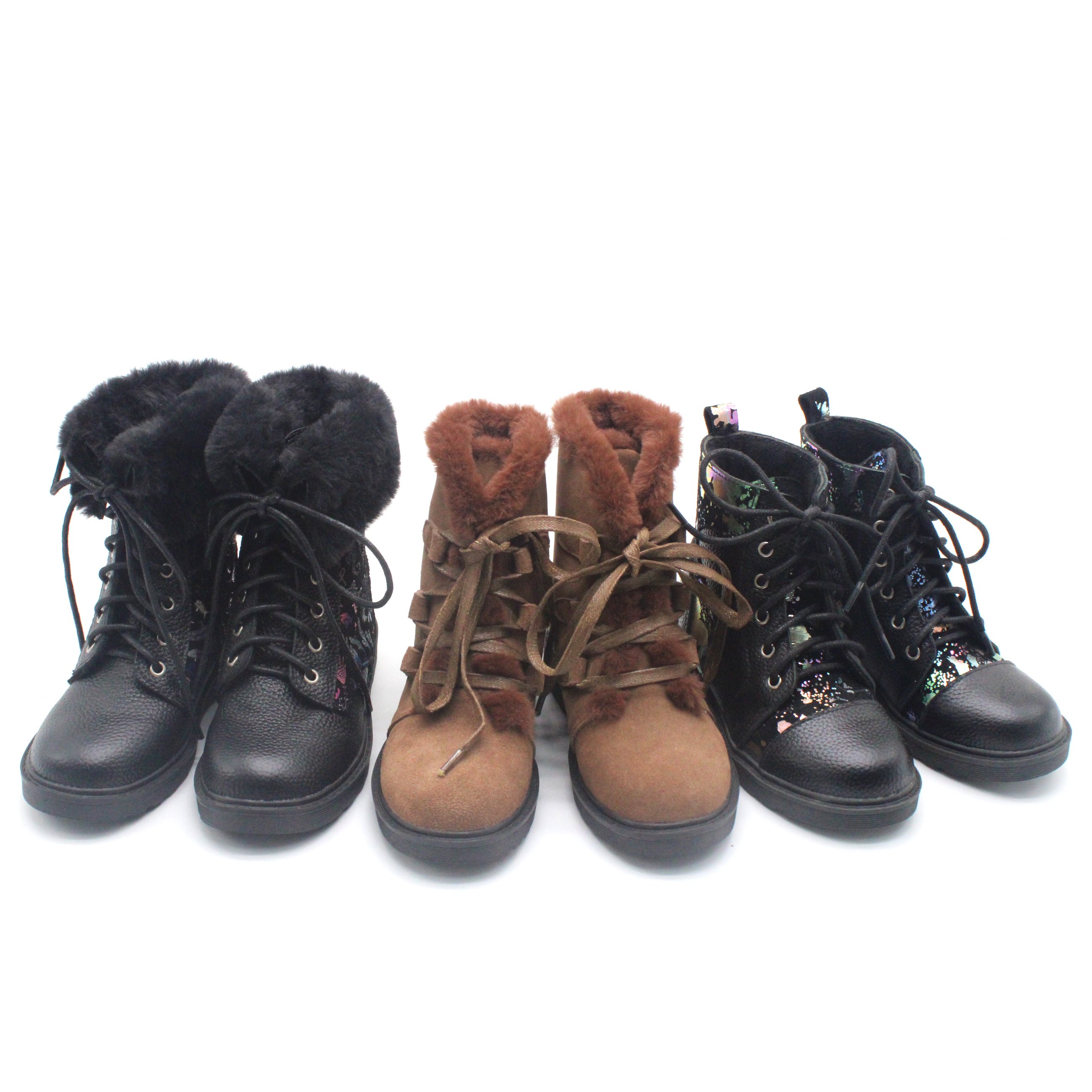 Girls Snow Boots Snow Shoes Genuine Leather for Kids Custom Winter Spring Plush Style Color fashion kids boot