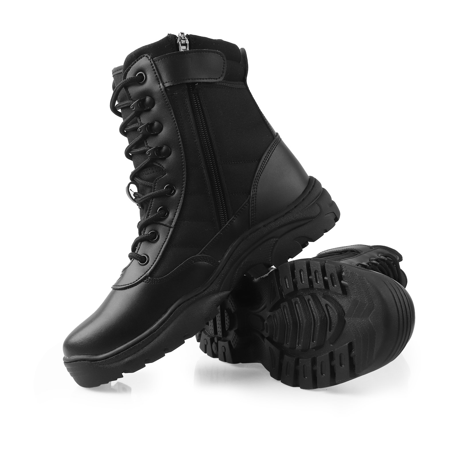 Wholesale Side Zipper High Cut Highquality Outdoor Hiking Shoes Waterproof Anti Slip Tactical Hiking Boots