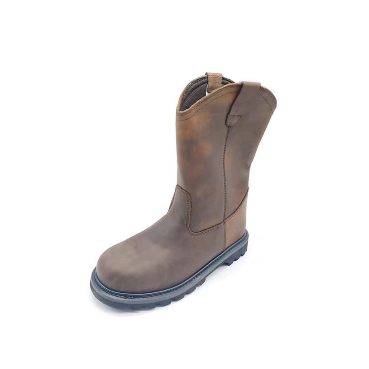 Steel Toe Anti Oil Chemical Damage Hightop Shoes Work Safety Boots Men